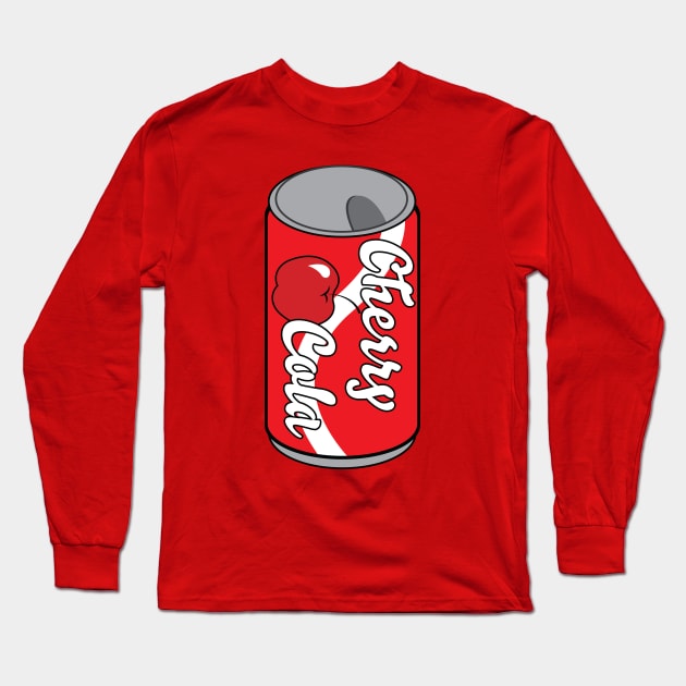 Cherry Cola Long Sleeve T-Shirt by BlackKnightProductions